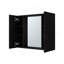 Armoire à pharmacie Draco, miroir, double porte, une tablette extérieure-513590056