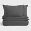 Microfibre Solid Colour Duvet Cover Set-133366789-133366797