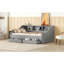 Lit de jour polyvalent avec conception extensible, fabrication robuste et station de charge pour une utilisation pratique-438042481