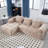 Modular Sectional Sofa, Modern Modular L-Shaped Sofa With Chaise Longue, Equipped With Small Side Pockets And Free Of Compression During Installation.-397817492