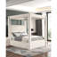 1pièce à baldaquin majestueux à baldaquin grand lit tête de lit capitonnée ivoire riche en velours mobilier de chambre à coucher moderne-1336696531