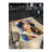 Colorful Girl with Hat Modern Patterned Decorative Machine Washable Rug-1517720465