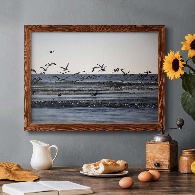 " Flock Of Seagulls ", 18" H x 26" W, Maple