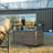 Versatile Porch Bar Cart - With Glass Top And 360 Wheels For Outdoor Use Brown Sleek Smooth Garden, Poolside