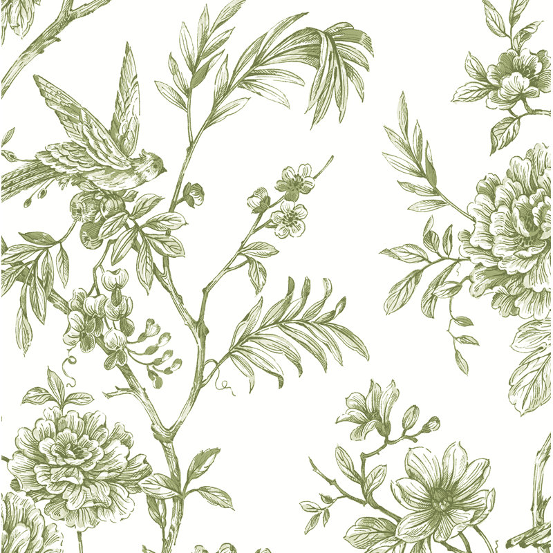 Rouleau de fleurs Melvin, Vert