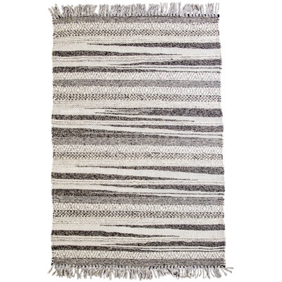 Volkard Striped Hand Woven Area Rug