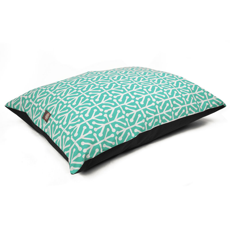Aruba Super Value PIllow, Moyen (l 35 po x P 28 po x H 7 po), Bleu sarcelle