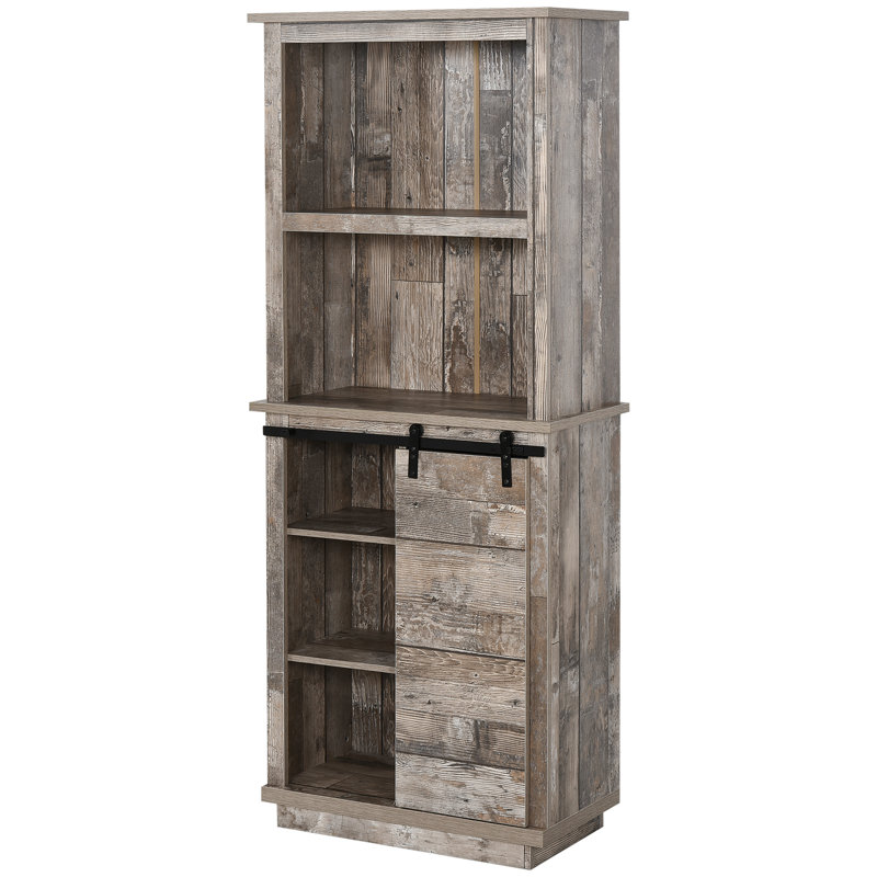 Deferiet 64.5'' Kitchen Pantry, Gray