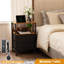 Holloman 40cm W Metal Bedside Table