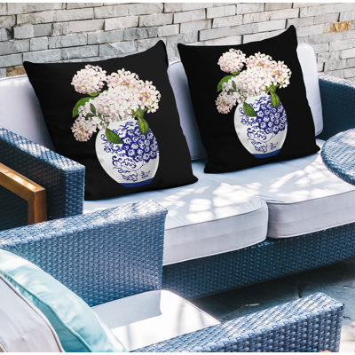  Coussin décoratif intérieur / extérieur floral