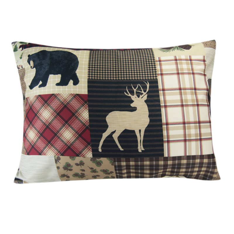 Rustic Wilderness Pine Reversible King Microfiber Comforter Set