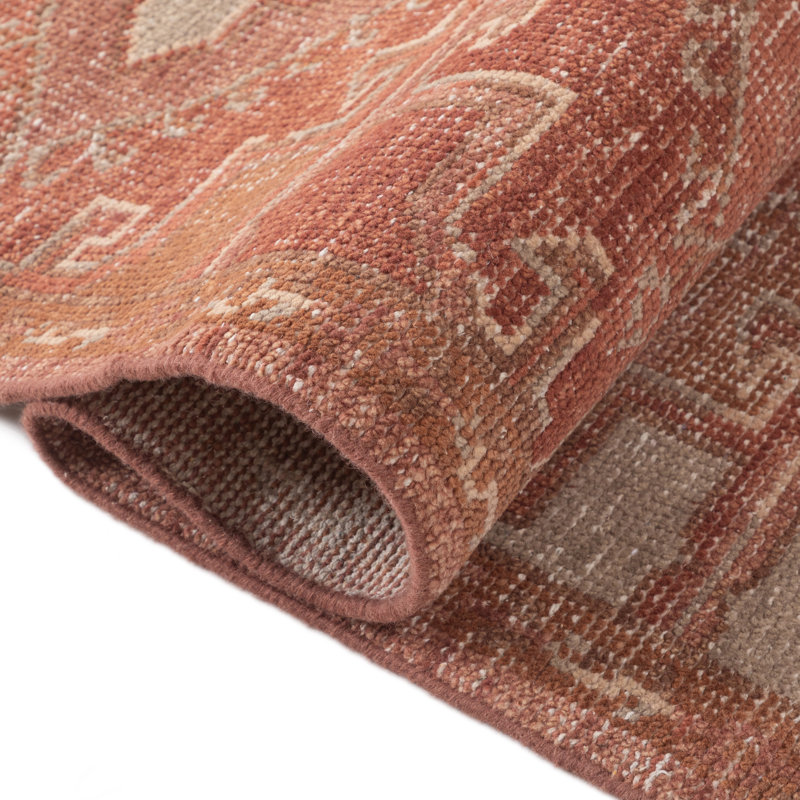 Maeve Hand Knotted Wool Zaynab Rug, Runner 2'6" x 8'