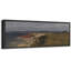 «Coastal Village Seascape Vintage Style», reproduction d'art sur toile-98041893-111376768