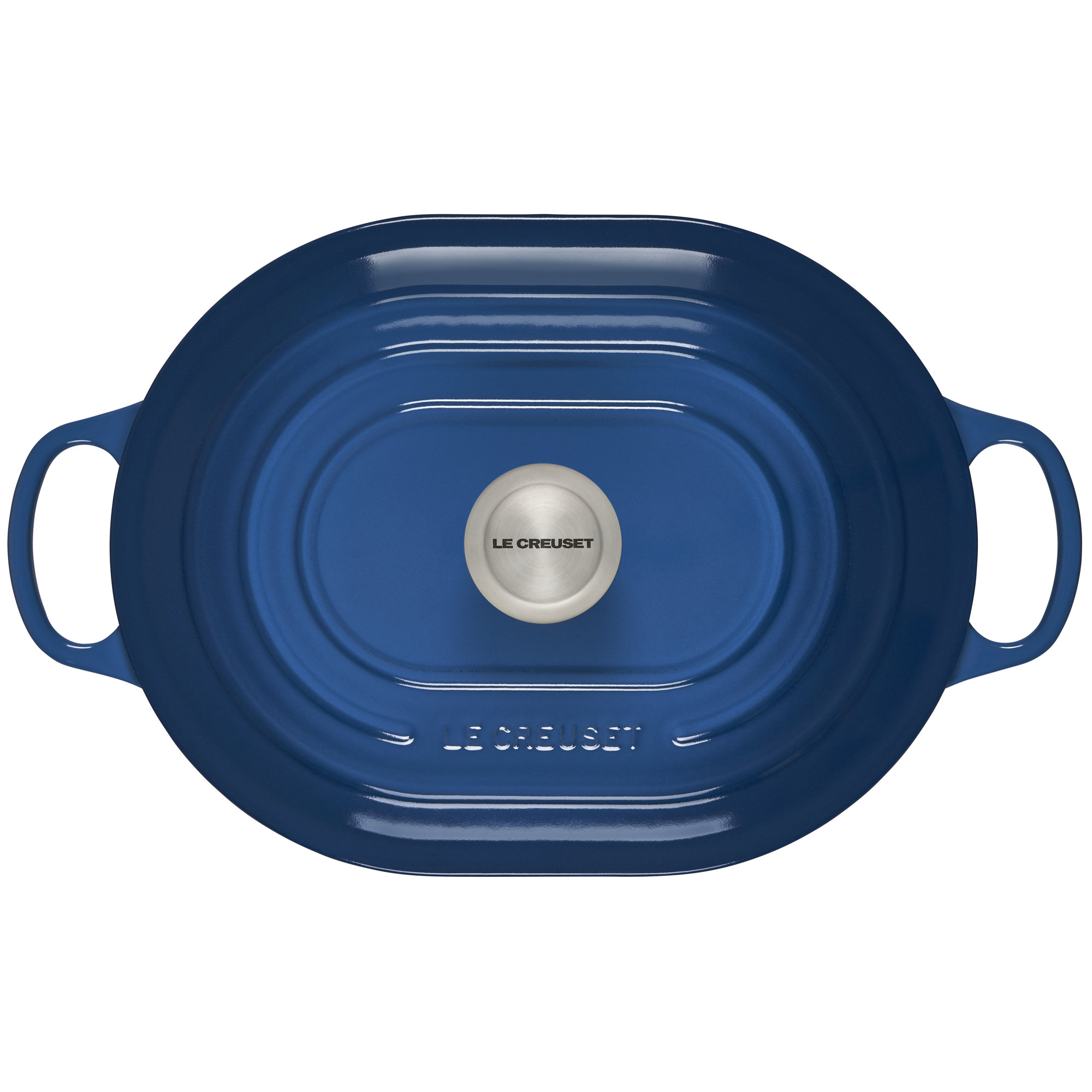Le Creuset Signature Enameled Cast Iron 3.75 Qt Oval Casserole with Lid, Marseille