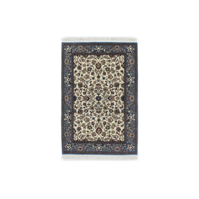 Landenberg Performance Hand Knotted Wool Floral Indoor Rug