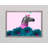 The Horned Zebra - Single Picture Frame Print-1424252992-1424252991