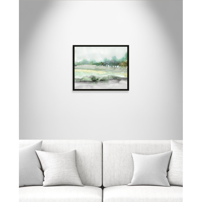 «Season Of Summer - Floater Frame», reproduction d'art sur toile, H 17,5 po x l 21,5 po x P 2 po, Toile Espresso