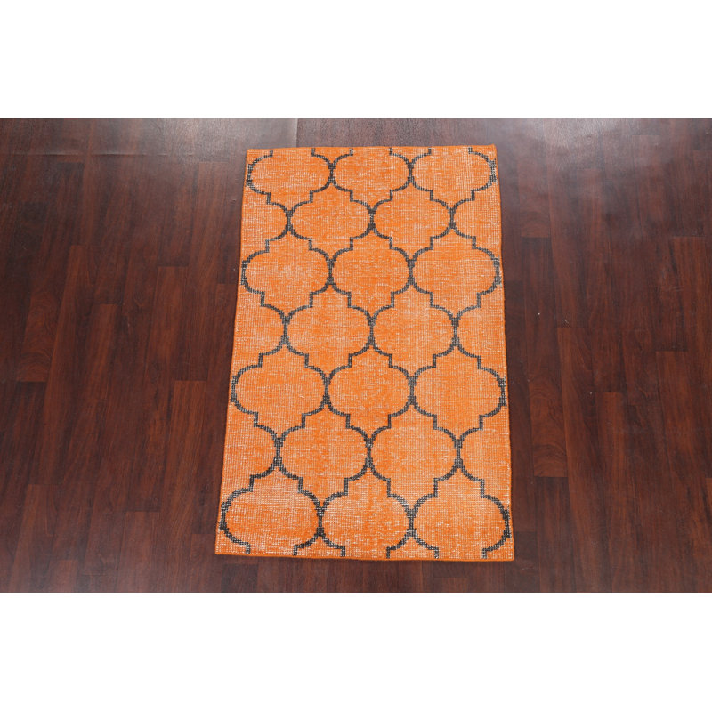 Tapis all-over style rétro vieilli 4 x 6
