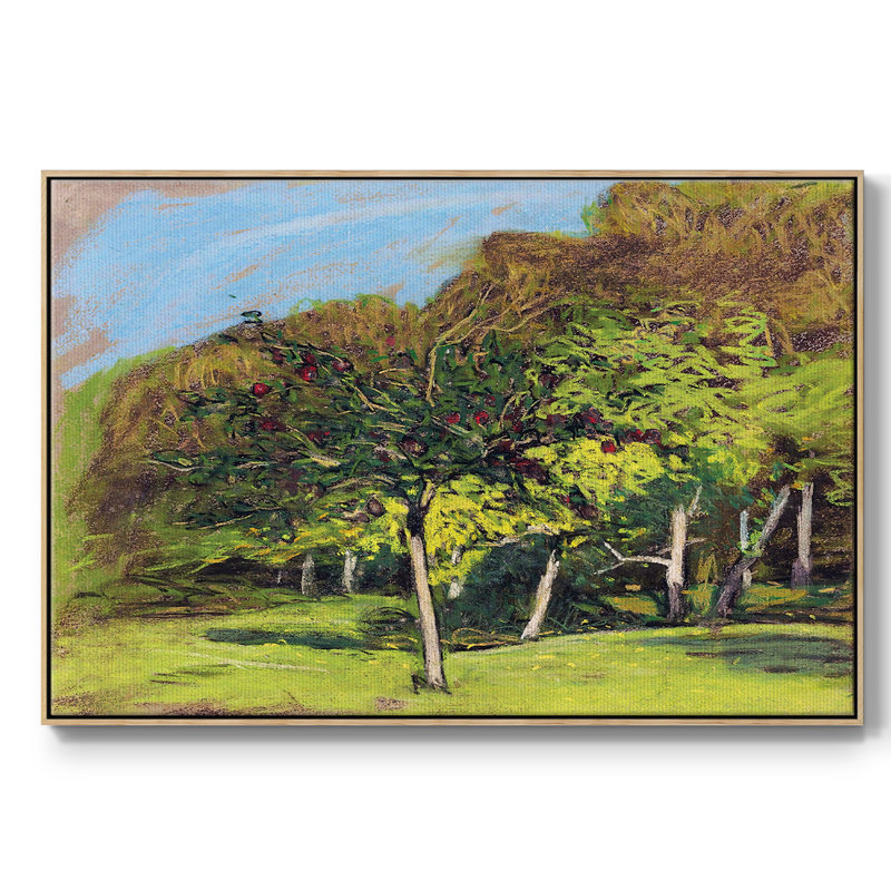 Fruitiers, 1865, reproduction d'art sur toile, H 41 po x l 27 po x P 2 po, Bois naturel