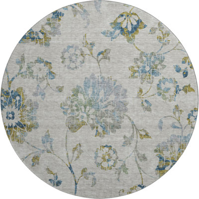 Premium Machine Washable Prisco Taupe Rug