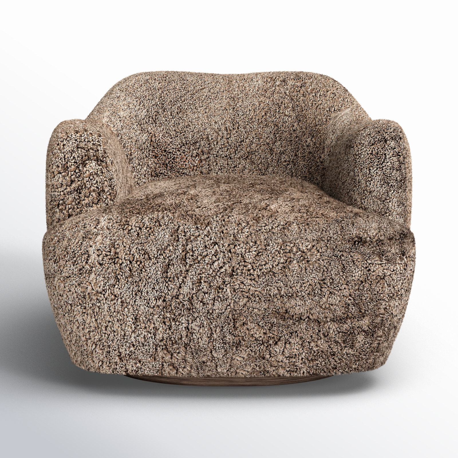 Alaska Upholstered Swivel Barrel Chair