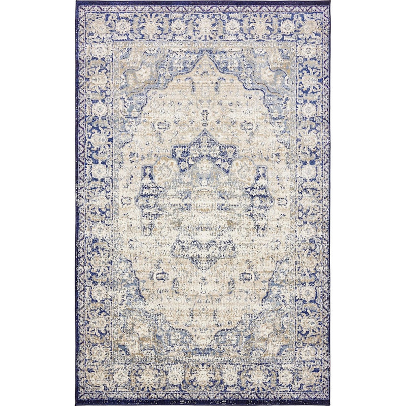 Bellona Ikat Indoor Rug, Rectangle 3'3" x 5'3"