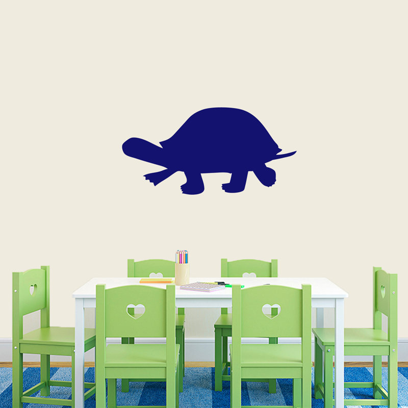 Adhésif décoratif tortue, Bleu marine