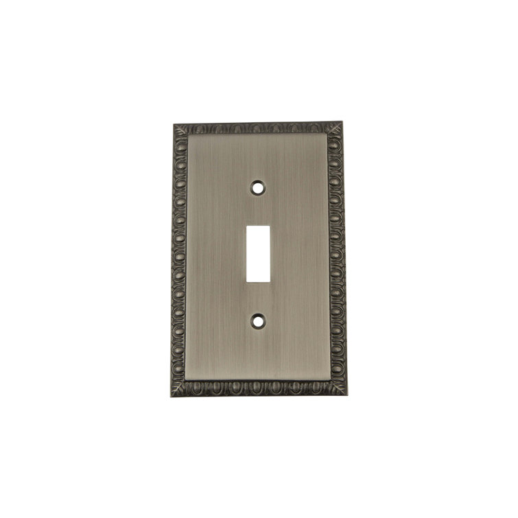 Egg and Dart 1-Gang Toggle Light Switch Wall Plate