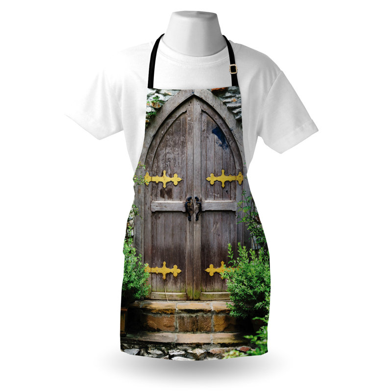 No Pattern Bib Apron