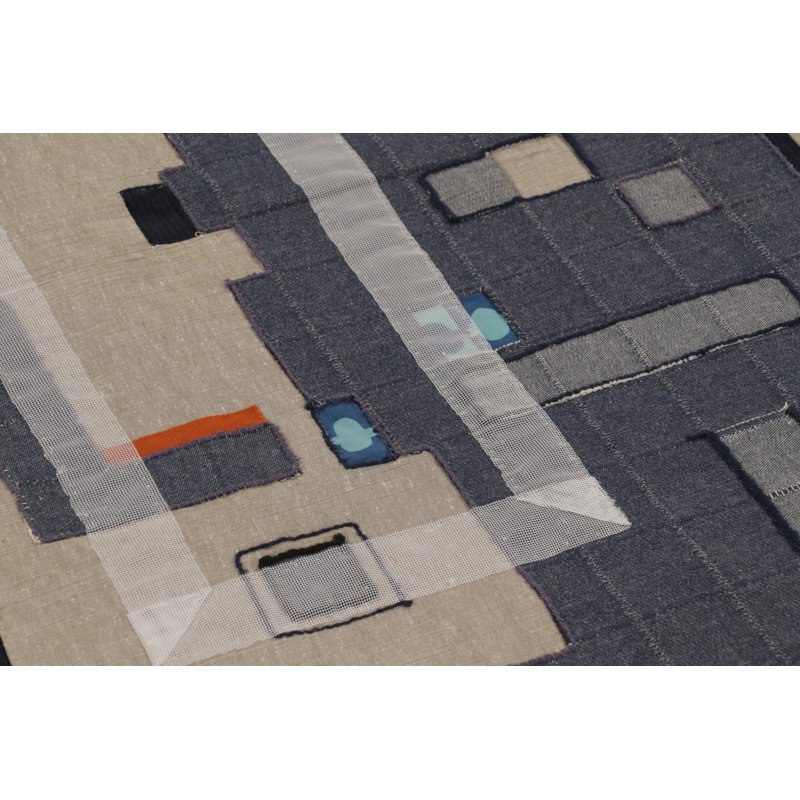 Cotton and Silk Area Rug
