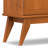 Draper 36"W Solid Wood Mid-Century Modern Entryway Storage Cabinet with Drawers and Adjustable Shelves