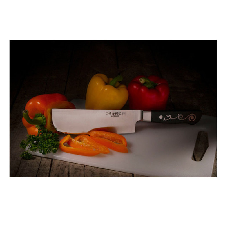 I.O. SHEN Couteau de cuisine de qualité supérieure Nakiri 6 1/2 po / 165