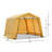 10' W x 10' D Garage & Garden Shed