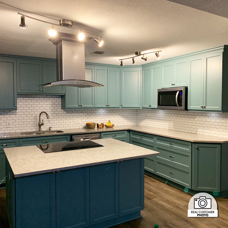 36" 400 CFM Convertible Island Range Hood in Brushed 430 Stainless Steel