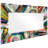 Rock Star I Rectangular Beveled Mirror on Free Floating Printed Tempered Art Glass-1643914228