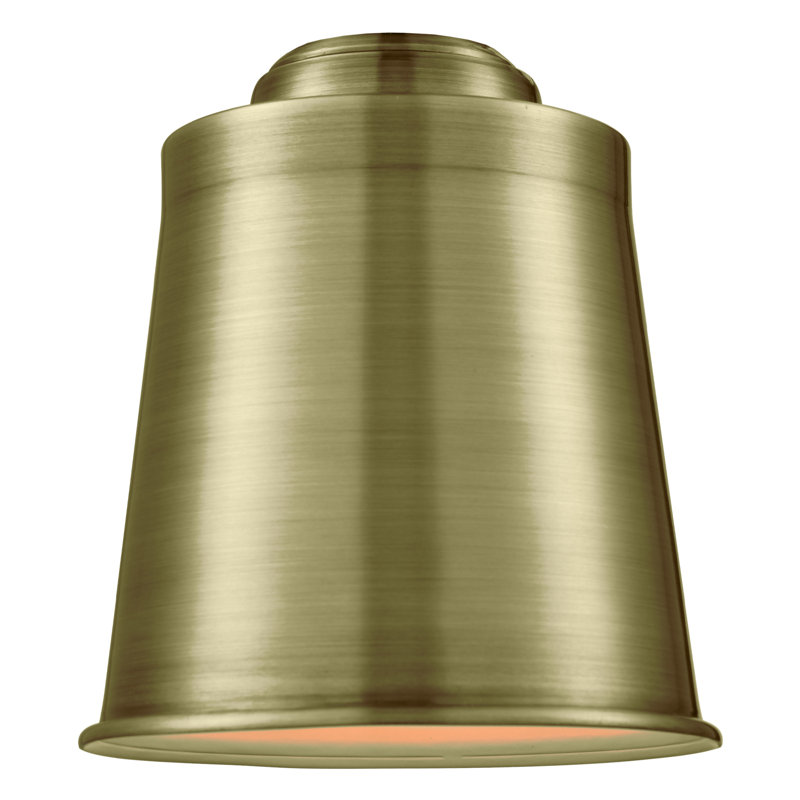 Lavender Hill 1 - Light Single Pendant, Antique Brass, Satin Gold, 6 Watt Vinage LED Bulb
