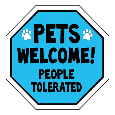Animaux de compagnie, panneau «People Annoy Garden»