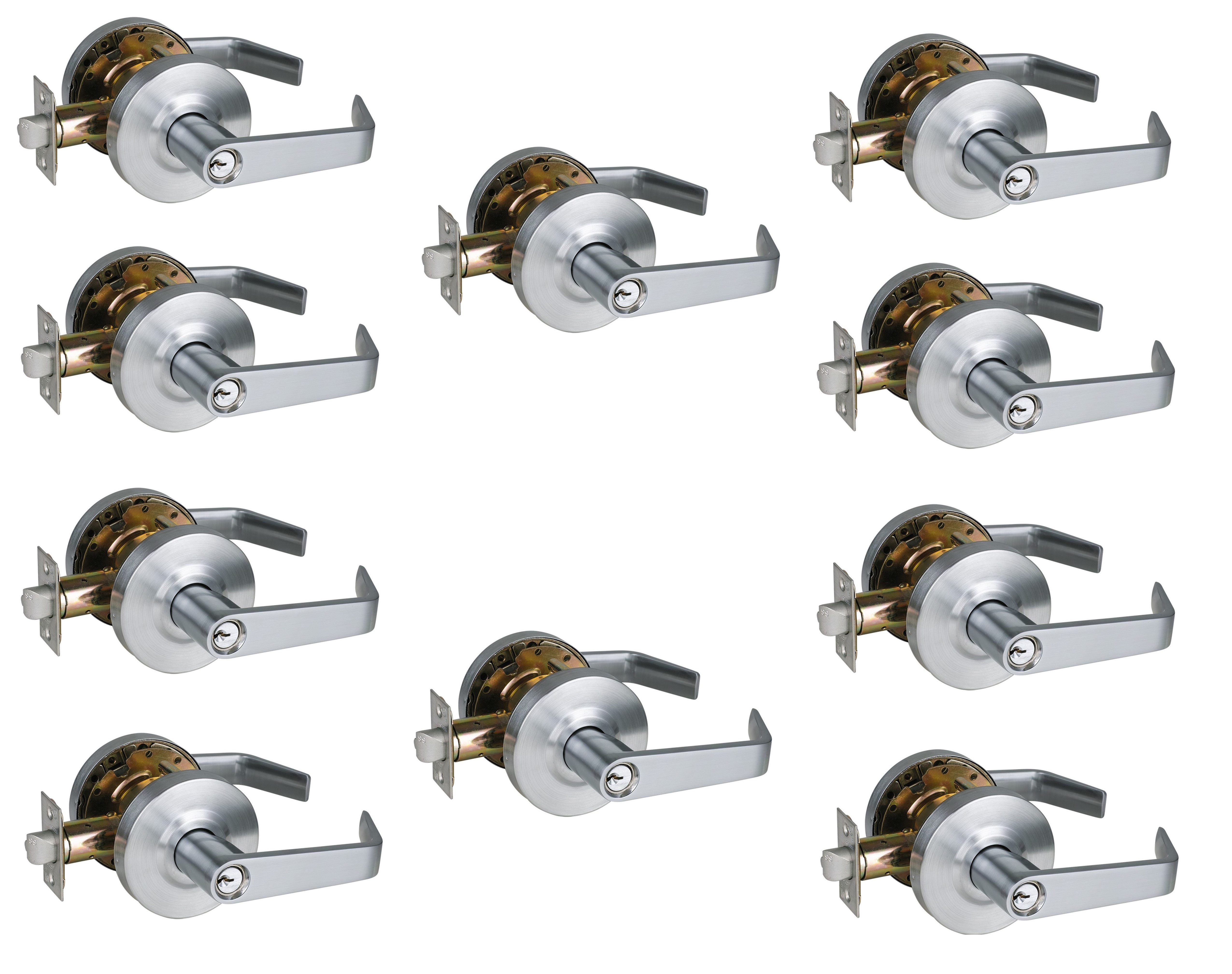 HISAFE Heavy Duty Storeroom Keyed (Entry) Door Lever Multipack Wayfair