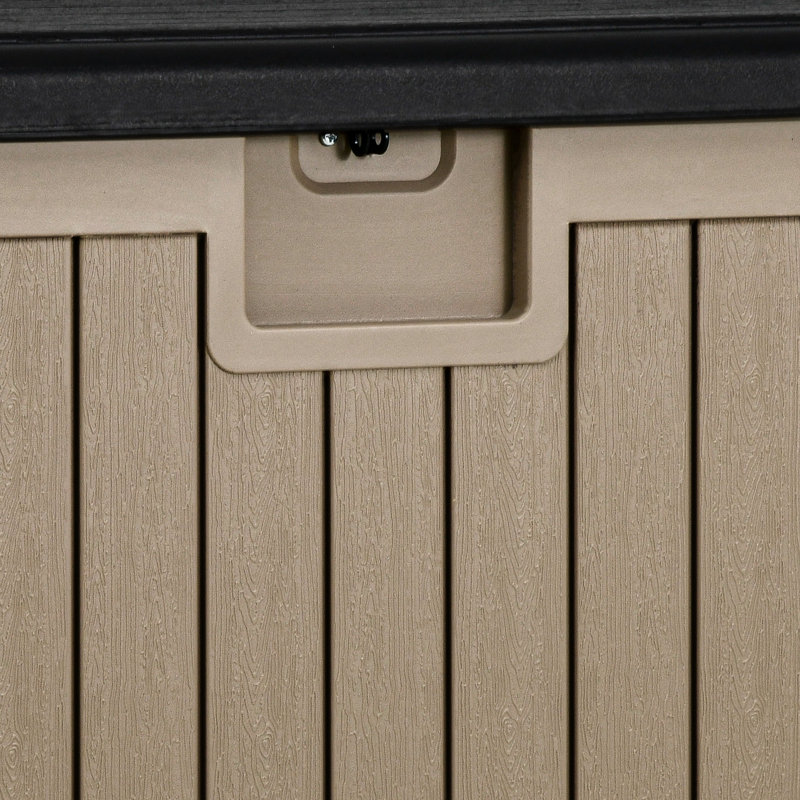 Balconera 270 Gallons Water Resistant Deck Box, Beige