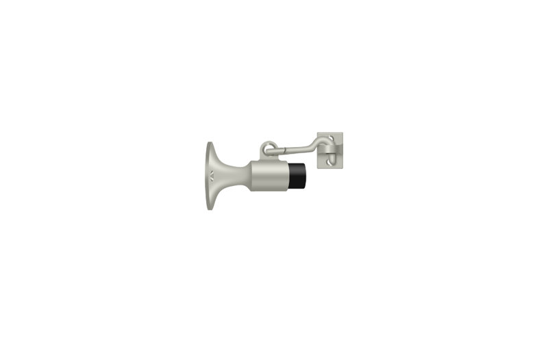 Deltana SAHW325U15 Wall Mount Bumper with Holder; Satin Nickel Finish, Satin Nickel