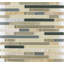 Victory Brick 1" x 3" Glass Mosaic Tile