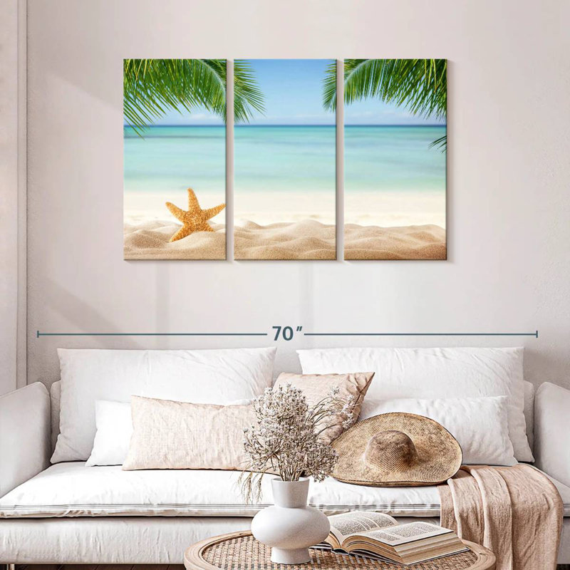Étoile de mer tropicale Alvord, H 28 po x l 45 po