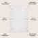 Wolcott Modern Minimalist Pinstripe High-Low White/Silver Rug