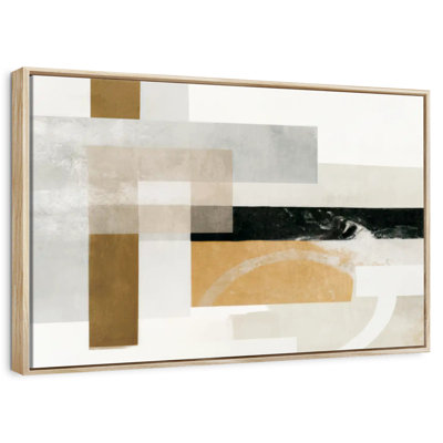 Rectangle doré et gris Bublitz