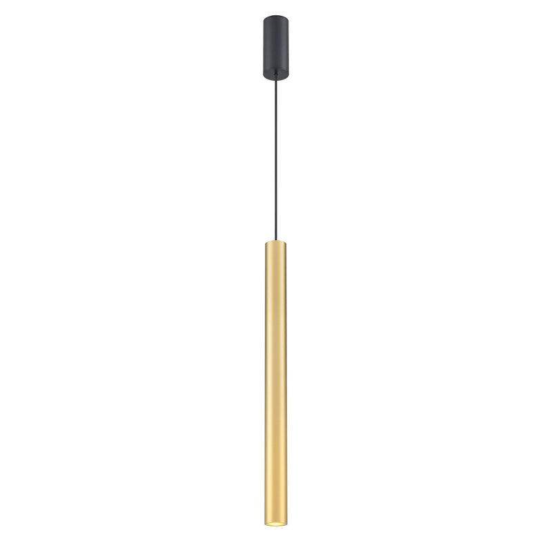 Alicano 1 - Light LED Single Pendant, Satin Brass
