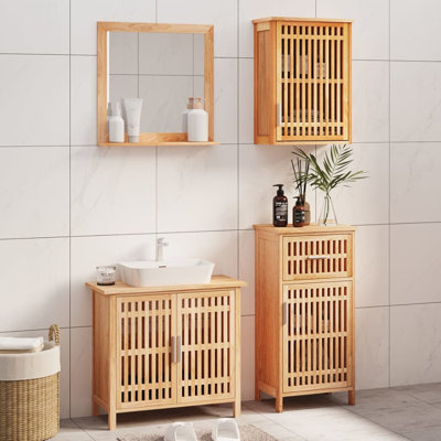 Nazeeha Freestanding Bathroom Storage Furniture Set