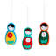 4.5'' Handmade Fabric Hanging Figurine Ornament
