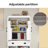 3-Piece Kitchen Pantry Storage Cabinet
