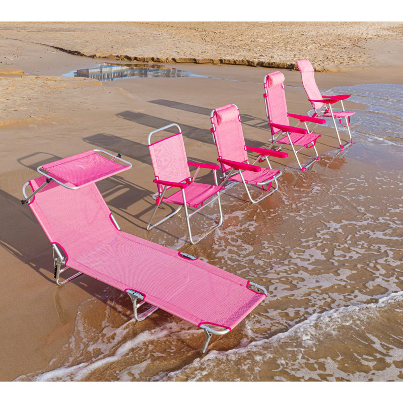 Arayla Reclining Zero Gravity Chair, Pink