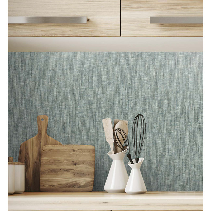 Tedlar Vinyl Wallpaper Roll, Indigo